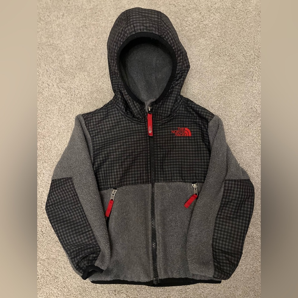 Toddler North Face Hooded Fleece Jacket